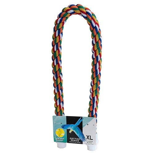 Featherland Paradise Cotton Perch 1.5″ Diameter Bird Toy by Featherland Paradise - bird toy