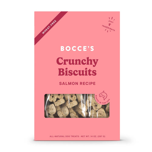 Bocce's Bakery Salmon Biscuit Boxes Dog Treats 14oz by Bocce's Bakery - dog treat