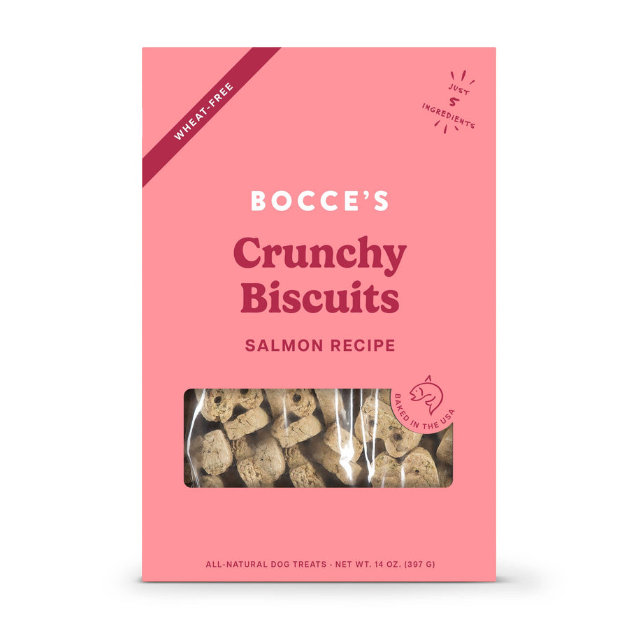 Bocce's Bakery Salmon Biscuit Boxes Dog Treats 14oz by Bocce's Bakery - dog treat