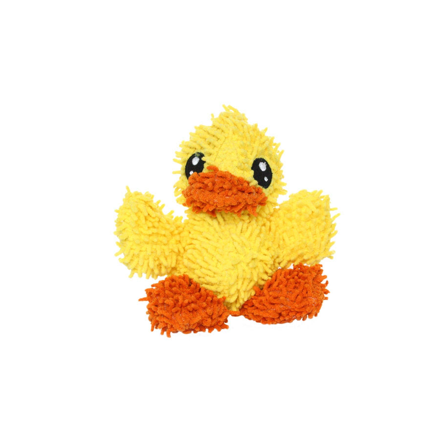 Mighty Jr Microfiber Ball Duck, Durable, Squeaky Dog Toy by Mighty - dog toy