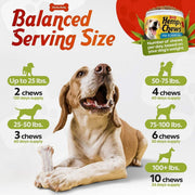 Charlie & Buddy Hemp Joint Support Soft Chews for Dogs – 120 Count