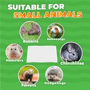 Guinea Pig Cage Liners Disposable 50 Pack Absorbent Small Pet Pads 14x18