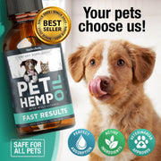 Hemp Oil for Dogs & Cats – 2-Pack