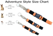 Euro-Dog Adventure Style Mountain Flat Weave Martingale Dog Collar