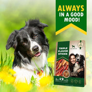 Beloved Pets Triple Flavor Sticks Dog Treats – 10.6 oz