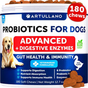 Artullano Dog Probiotic Soft Chews for Everyday Digestive Support