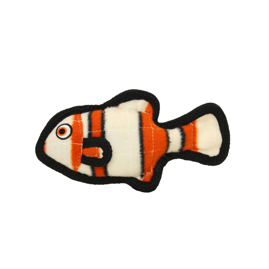 Tuffy Ocean Jr Fish - Orange, Durable, Squeaky Dog Toy by Tuffy - dog toy