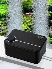 Aquarium Air Pump 5W 10W Ultra Quiet Dual Outlet Fish Tank Bubbler Aerator