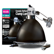 Arcadia Ceramic Reflector Clamp Lamp, Graphite