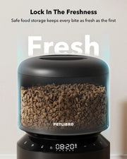 Automatic Pet Feeder 3L/5L with Camera, Timed Portions, Voice Call, Dual Power