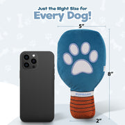 PUPROAR Pickleball Paddle Plush Squeaky Dog Toy with Crinkle