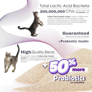 Cat Probiotics Digestive Gut Health Immune Support Powder 30 Packets