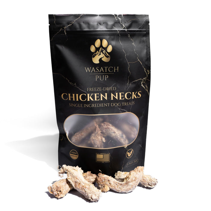 Wasatch Pup Freeze-Dried Chicken Neck Dog Treats