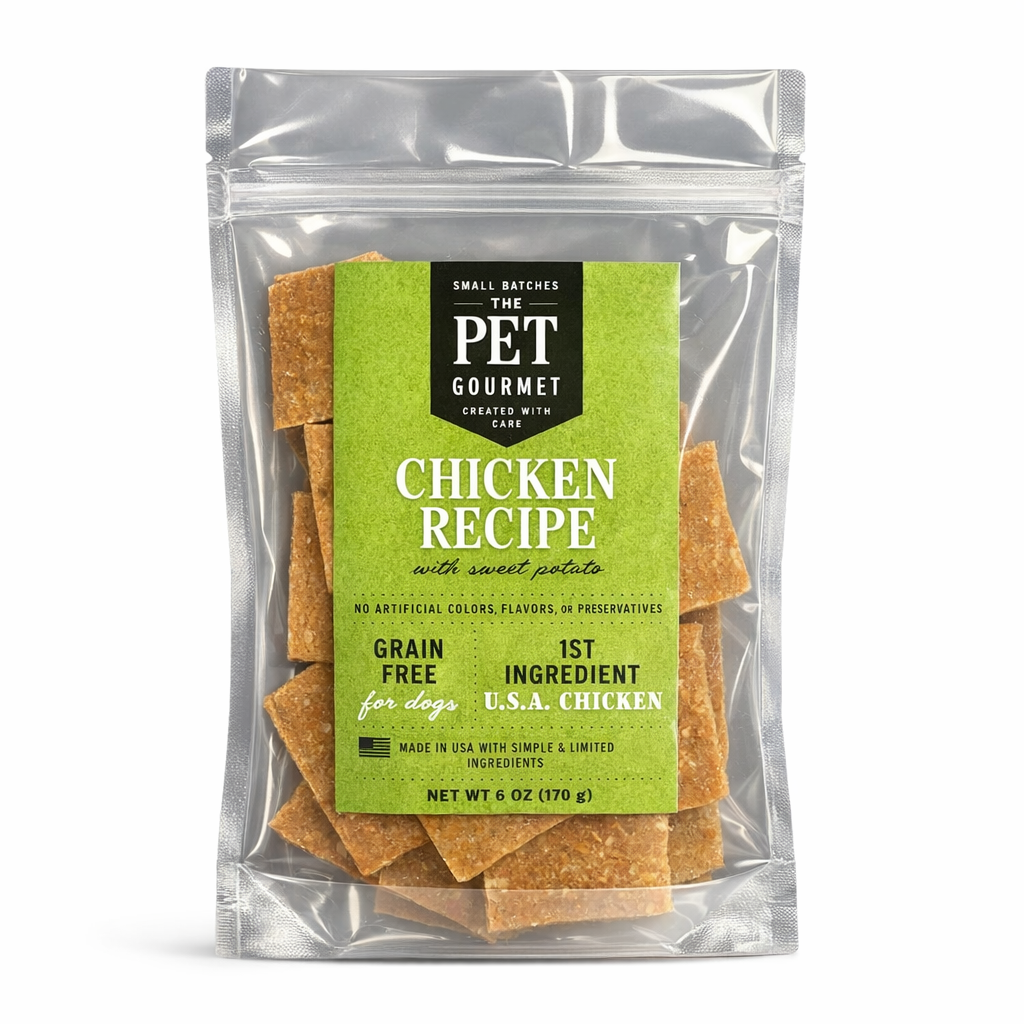 The Pet Gourmet Chicken & Sweet Potato Jerky Dog Treats, 5 oz