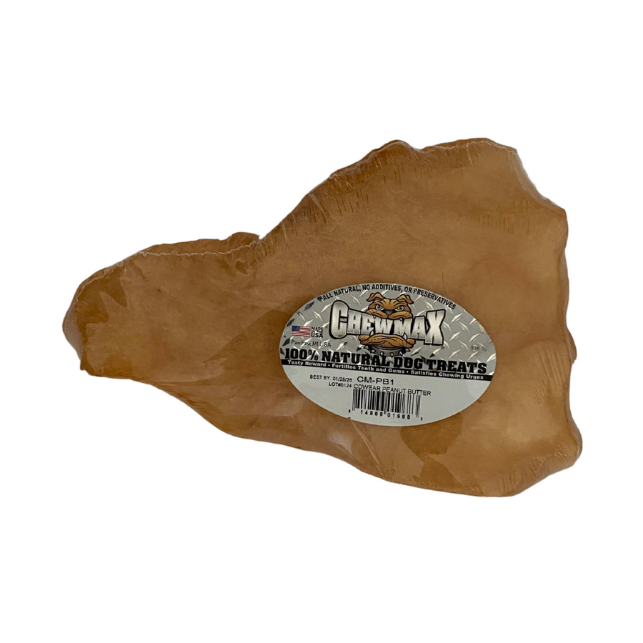 ChewMax Peanut Butter Cow Ear Dog Chew