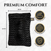 Cozy Canine Plush Dog Bed for Small & Medium Dogs