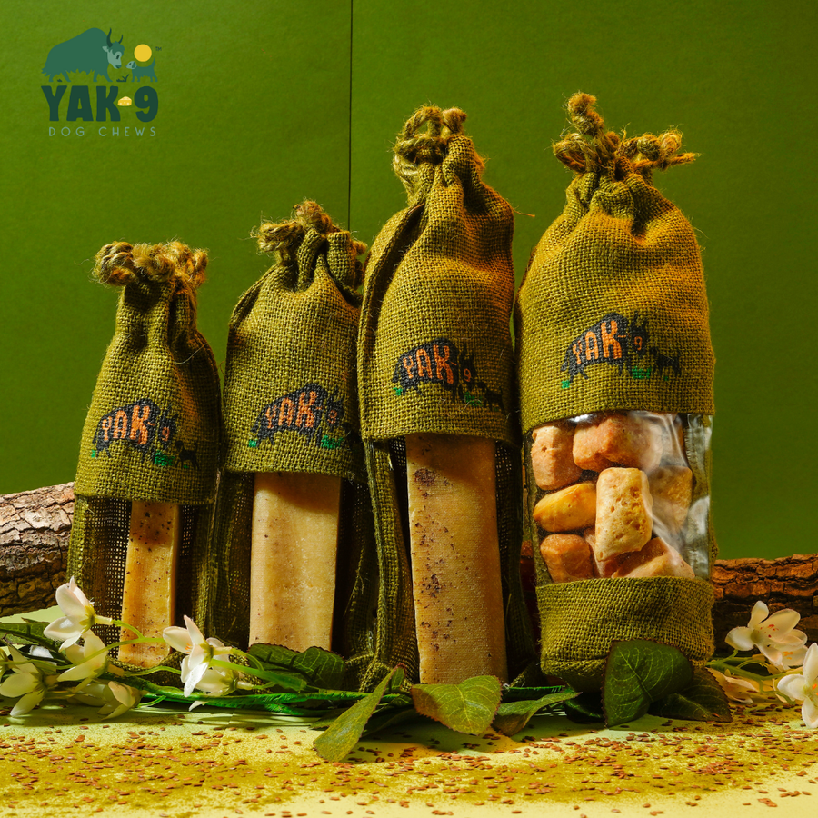 Yak9 Chews Flaxseed Yak Chews for Dogs
