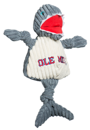 NCAA Ole Miss (U. of Mississippi), Tony Land Shark Knottie® Plush Dog Toy