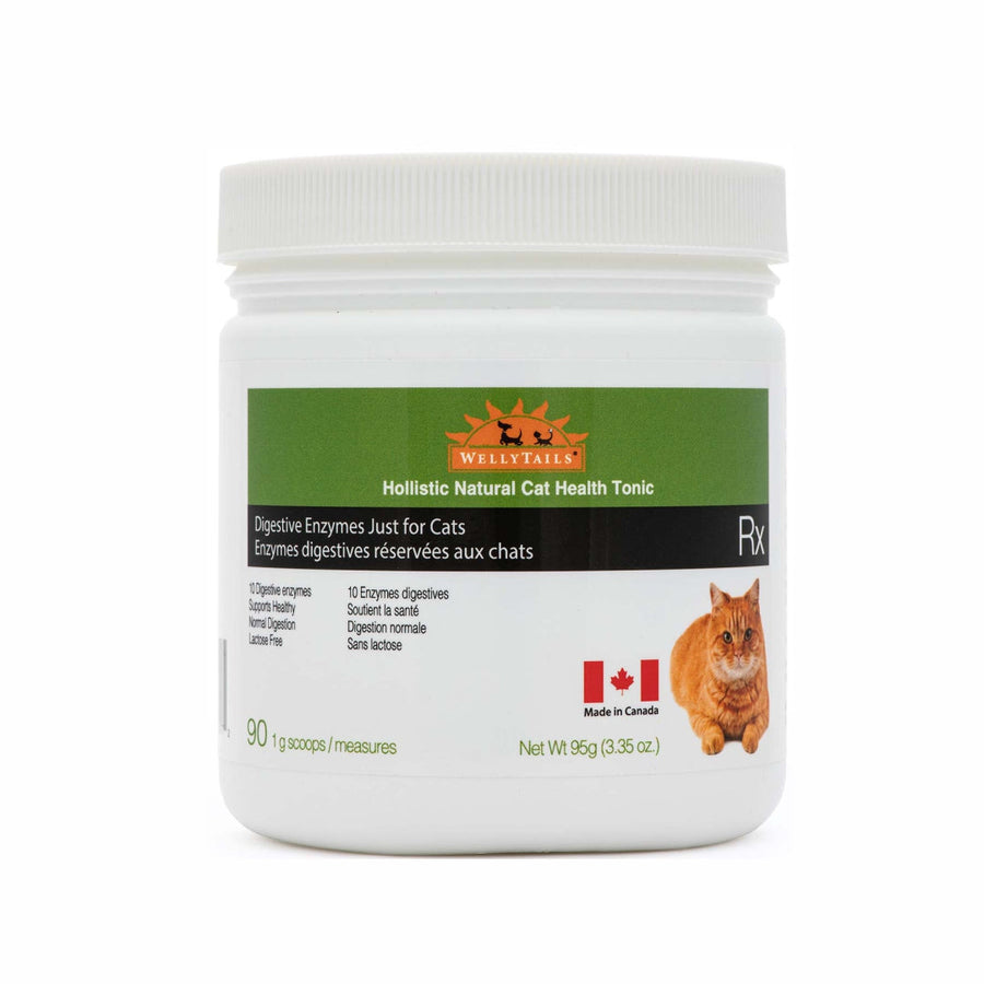 WellyTails Digestive Enzymes for Cats – 90 g