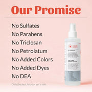 Dog Cat Probiotic Itch Relief Spray Natural Aloe Avocado Sensitive Skin