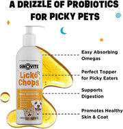 Dog & Cat Omega 3 6 Supplement Probiotics Vitamin E Skin Coat 16oz Pump