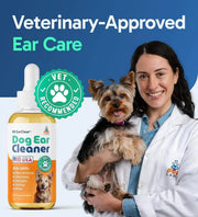 Gentle Natural Dog Ear Cleaner - Effective Relief for Wax, Itch & Irritation