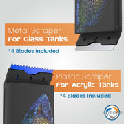Flipper Edge Limited Edition Puffer 2 in 1 Floating Magnetic Aquarium Algae Cleaner (MAX) - Pristine Pet Supply