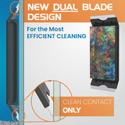 Flipper Edge Limited Edition Puffer 2 in 1 Floating Magnetic Aquarium Algae Cleaner (MAX) - Pristine Pet Supply