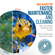 Flipper Edge 2-in-1 Magnetic Algae Cleaner – Standard - Pristine Pet Supply