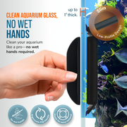 Flipper Edge 2 in 1 Floating Magnetic Aquarium Algae Cleaner (MAX) - Pristine Pet Supply
