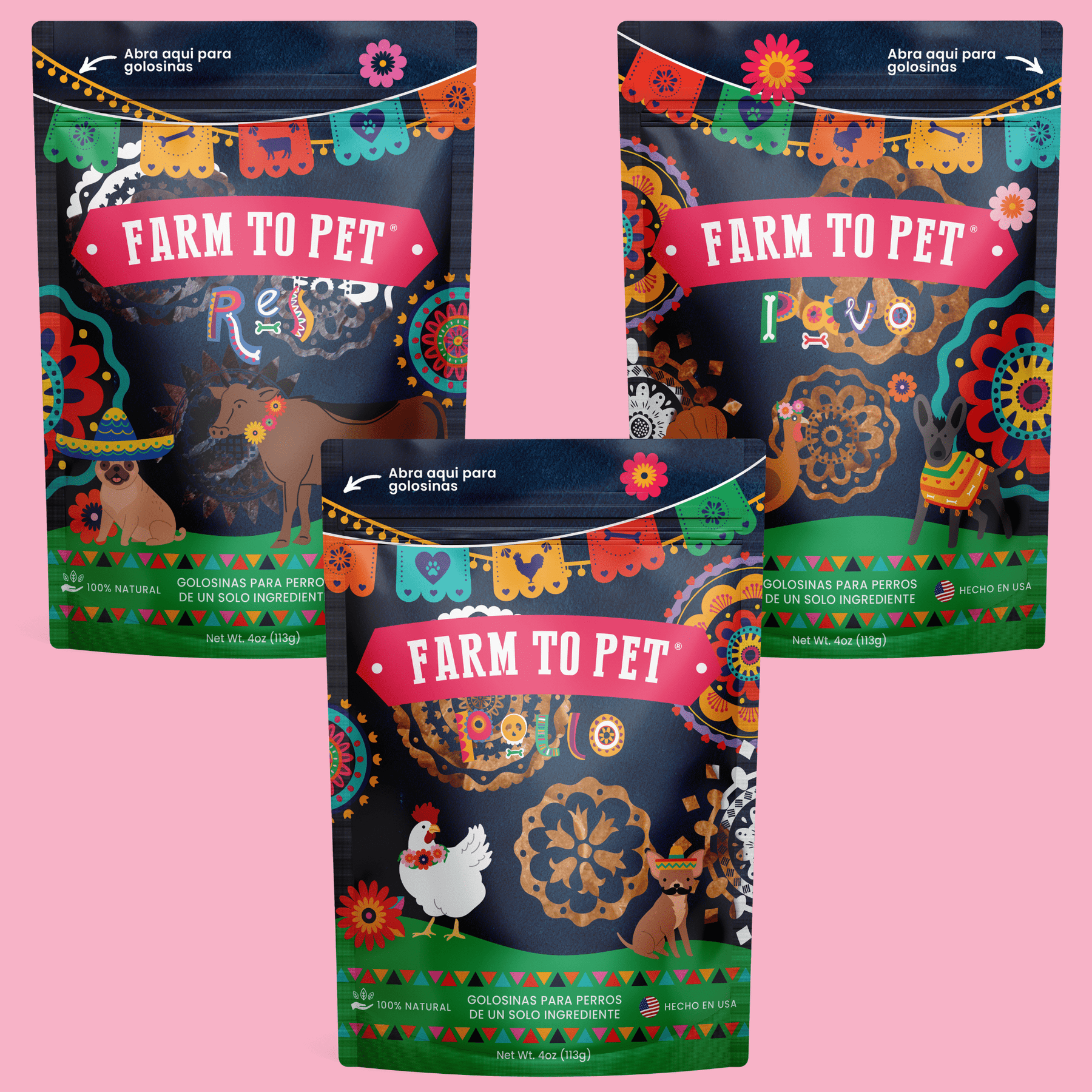 Premios Para Perros Fiesta Pack | Dog Treat Variety Bundle - Pristine Pet Supply