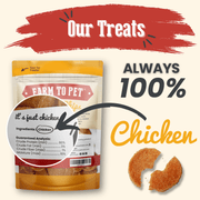 Chicken Chips for Dogs | All-Natural Single-Ingredient Dog Treats - Pristine Pet Supply