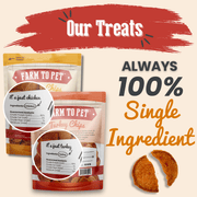 Turkey & Chicken Chip Dog Treat Duo | Single-Ingredient Poultry Treats for Dogs - Pristine Pet Supply