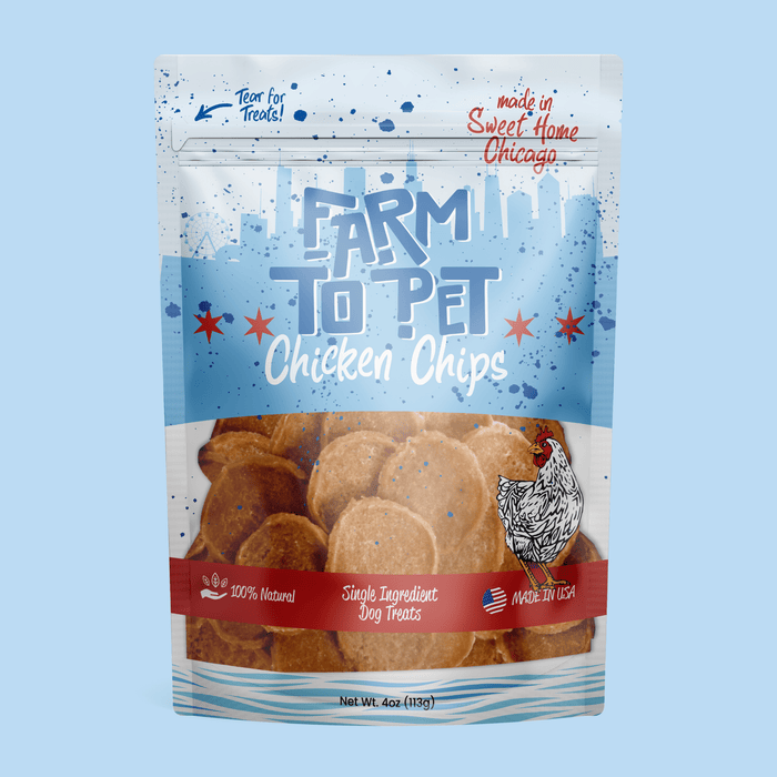 Farm To Pet Chicago Chicken Chips for Dogs – Dog Treats To Celebrate Our Hometown