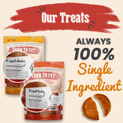 Turkey & Chicken Chip Dog Treat Duo | Single-Ingredient Poultry Treats for Dogs - Pristine Pet Supply