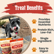Turkey & Chicken Chip Dog Treat Duo | Single-Ingredient Poultry Treats for Dogs - Pristine Pet Supply