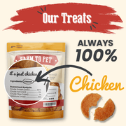 Chicken Chips for Dogs | All-Natural Single-Ingredient Dog Treats - Pristine Pet Supply
