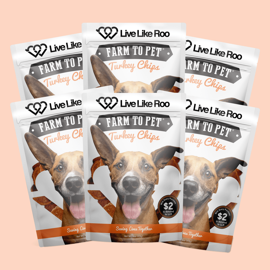 Live Like Roo Turkey Chips for Dogs | Dog Treats That Give Back - Pristine Pet Supply