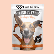 Live Like Roo Turkey Chips for Dogs | Dog Treats That Give Back - Pristine Pet Supply
