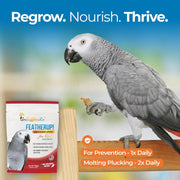 FeatherUp Bird Vitamins with Biotin & Calcium for Feather Growth 90g