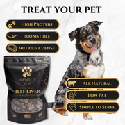 Freeze-Dried Beef Liver Dog Treat