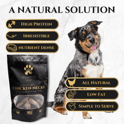 Freeze-Dried Chicken Neck Dog Treats
