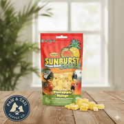 Higgins Sunburst Freeze-Dried Pineapple Mango 0.5 oz Bird Treat Natural Parrots