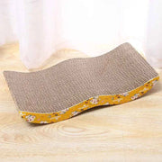 M-Shaped Cardboard Cat Scratcher with Catnip