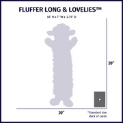 Louise Lamb Fluffer Long & Lovelie™ Durable Plush Dog Toy