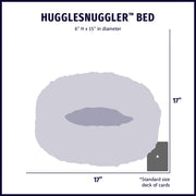 HuggleFleece® HuggleSnuggler™ Cat & Dog Beds