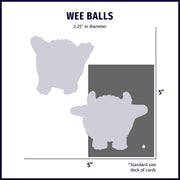 Wee Huggles® Assorted Balls Dog Toys, 5 Pack