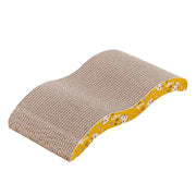 M-Shaped Cardboard Cat Scratcher with Catnip