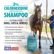 Jeffers Medicated 2% Chlorhexidine Shampoo for Dogs, Cats & Horses - Pristine Pet Supply