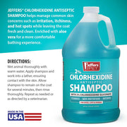 Jeffers Medicated 2% Chlorhexidine Shampoo for Dogs, Cats & Horses - Pristine Pet Supply